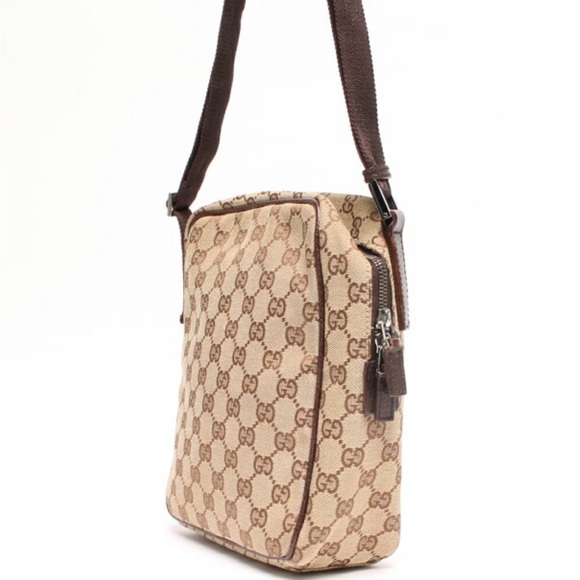 Gucci GG Pattern Canvas Mini Crossbody Bag - Picture 4 of 7